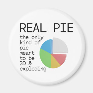 Real Pie - the only kind of pie meant to be 3D Magnet