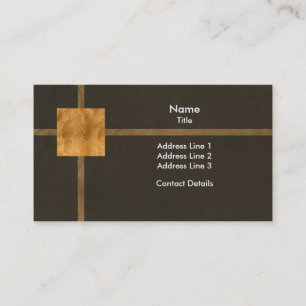 Real Pommele Sapele Veneer Woodgrain Business Card
