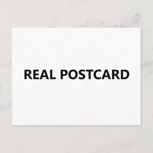 Real Postcard  Generic Postcard Boring Postcard (Front)