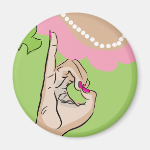 Real Pretty Girl Sorority Fun Magnet