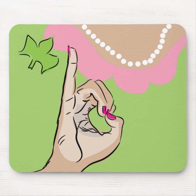 Real Pretty Girl Sorority Fun Mouse Mat (Front)