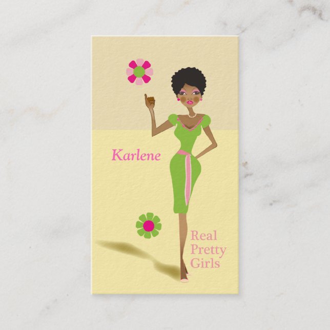 Real Pretty Girls Business Card (Front)