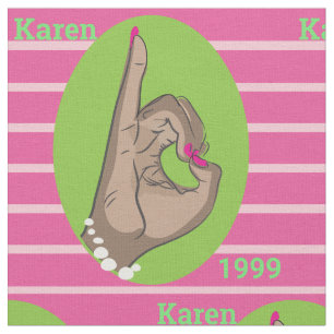 Real Pretty pink and green fabric