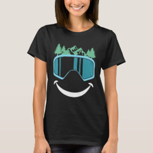 Real Princess Wears Ski Boots Skiing Female Skie T-Shirt