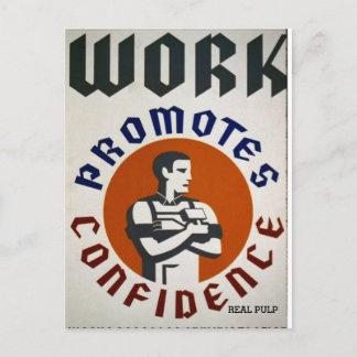 REAL PULP- WPA- Work Force Postcard