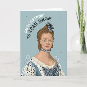 Real Queen Charlotte Birthday Card