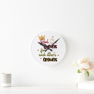 Real Queens Fix Each Other's Crowns Round Clock