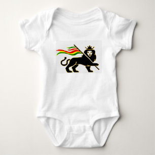 Real Rasta Lion Baby Bodysuit