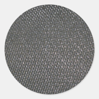 Real RAW Carbon Fibre Textured Classic Round Sticker