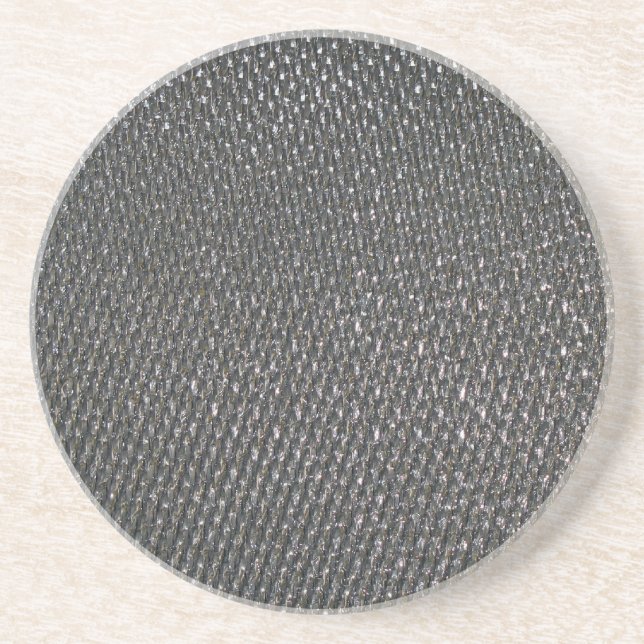 Real RAW Carbon Fibre Textured Coaster (Front)