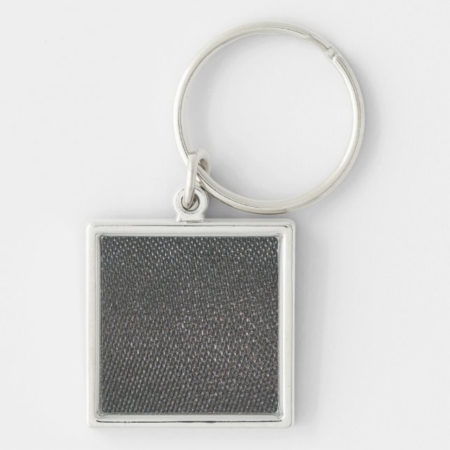 Real RAW Carbon Fibre Textured Key Ring (Front)