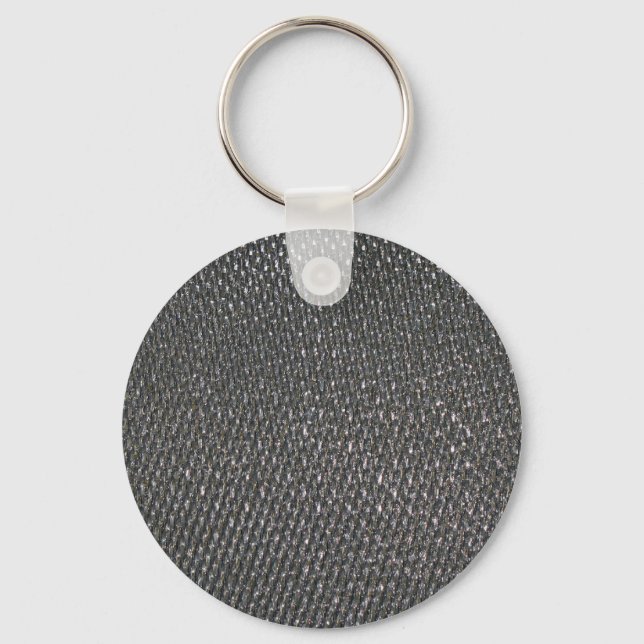 Real RAW Carbon Fibre Textured Key Ring (Front)