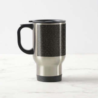 Real RAW Carbon Fibre Textured Travel Mug