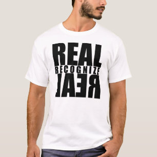 Real Recognise Real White Tee