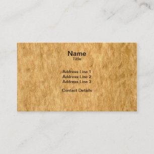 Real Scanned Eucalyptus Burr Veneer Woodgrain Business Card