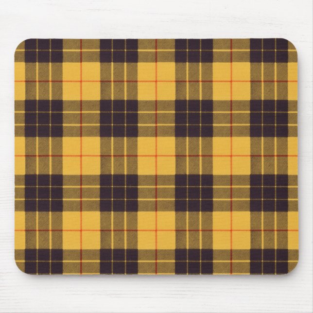 Real Scottish tartan - Macleod of Lewis & Ramsay Mouse Mat (Front)