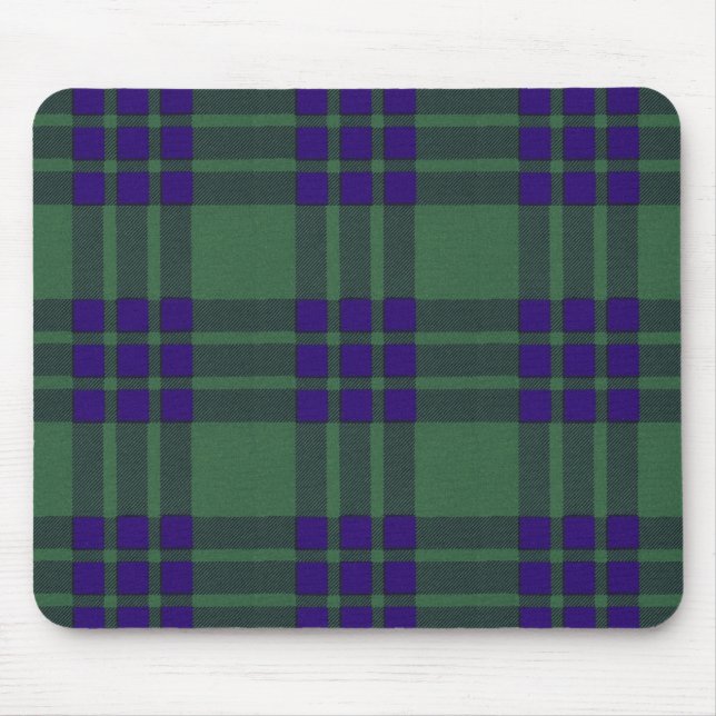 Real Scottish tartan - Montgomerie Mouse Mat (Front)