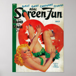 Real Screen Fun Magazine Cover Poster