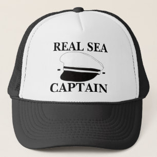REAL SEA CAPTAIN TRUCKER HAT