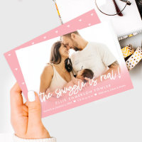 Real Snuggle Fun Baby Birth Announcement