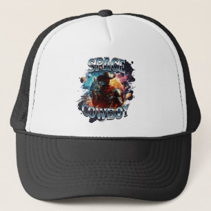 Real Space Cowboy In Outer Space Trucker Hat