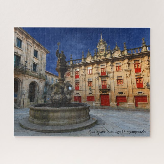 Real Spain- Santiago De Compostela Jigsaw Puzzle (Horizontal)