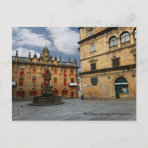 Real Spain- Santiago De Compostela Postcard