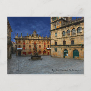 Real Spain- Santiago De Compostela Postcard