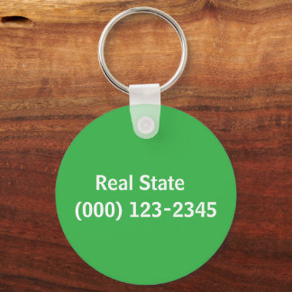 Real State  editable Key Ring