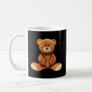 Real Teddy Bear Illustration Coffee Mug