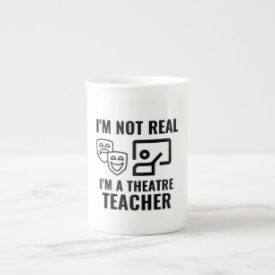 Real theatre teacher bone china mug