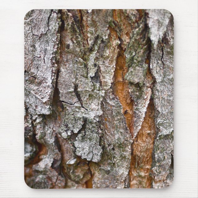 Real Tree Bark Texture Mouse Mat (Front)
