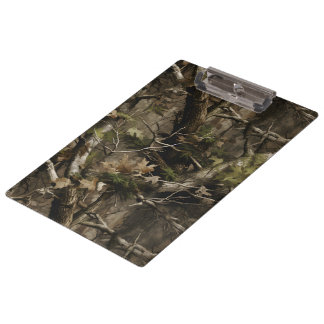 Real Tree Camouflage Clipboard