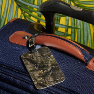 Real Tree Camouflage Luggage Tag