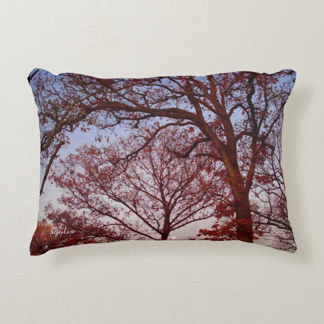 Real Trees Cotton Accent Photo Pillow 16" x 12" (Front)
