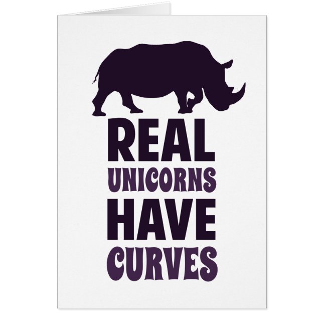 Real Unicorns Have Curves (Front)