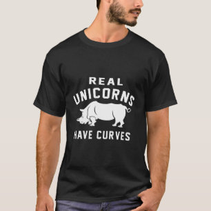 Real Unicorns Have Curves Hoodie For Women Men T-Shirt
