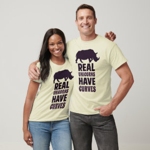 Real Unicorns Have Curves T-Shirt