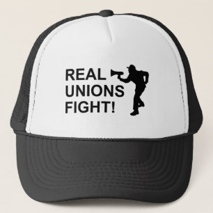 REAL UNIONS FIGHT! Hat (Trucker Style)