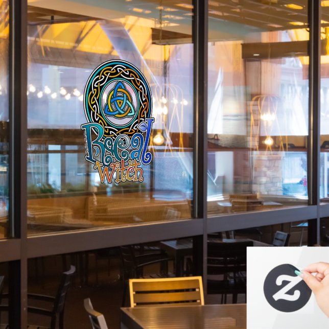 Real Witch Window Cling (Restaurant Window)