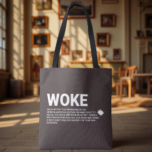 Real Woke Definition  Tote Bag