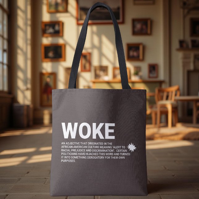 Real Woke Definition  Tote Bag (Creator Uploaded)