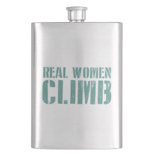 Real Women Climb Hip Flask