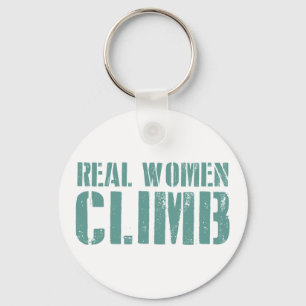 Real Women Climb Key Ring