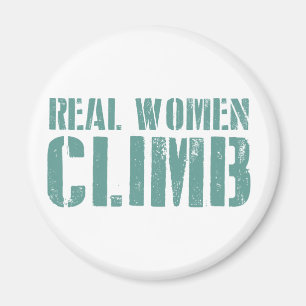 Real Women Climb Magnet