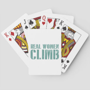 Real Women Climb Playing Cards