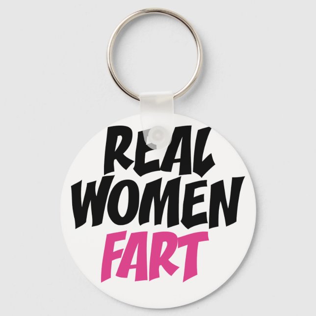 Real women fart key ring (Front)