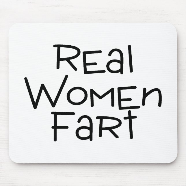 Real Women Fart Mouse Mat (Front)