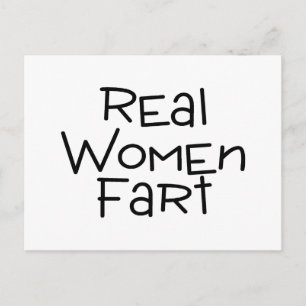 Real Women Fart Postcard