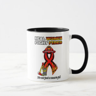 REAL WOMEN FIGHT FIRES MUG